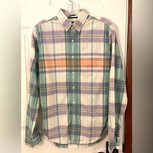 American Eagle Plaid Button Down (XS)